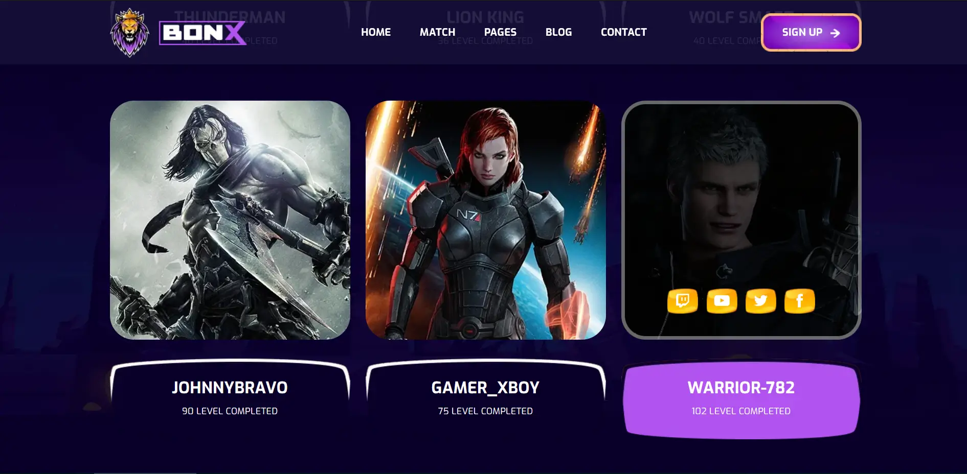 Bonx — Gaming — второй экран